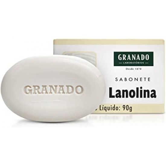 Sabonete Granado Lanolina peles secas barra 90 g